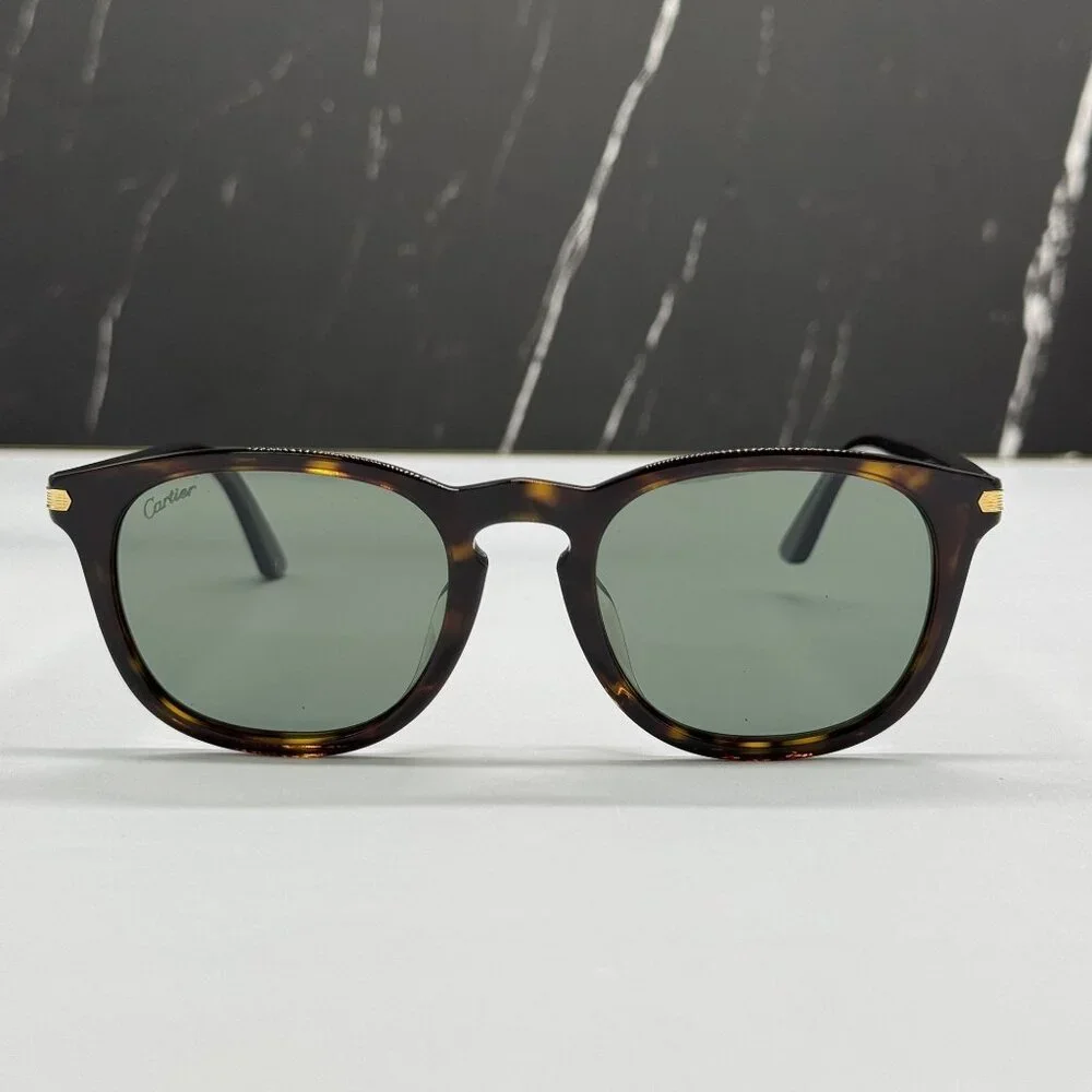 NEW CARTIER HAVANA UNISEX SUNGLASSES CARTIER CT0011SA 002